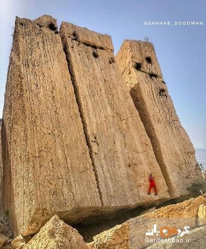 جاذبه دیدنی سنگ سه لت در هرمزگان، عکس